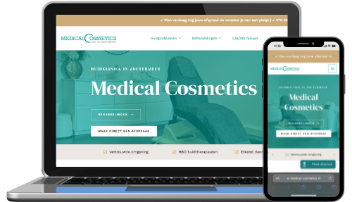 websitebouwer huidkliniek